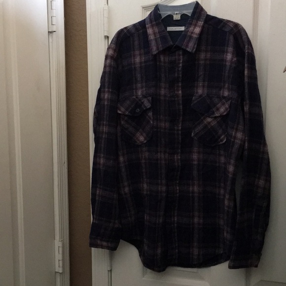 MEN’S Halston wool shirt large - Picture 1 of 11